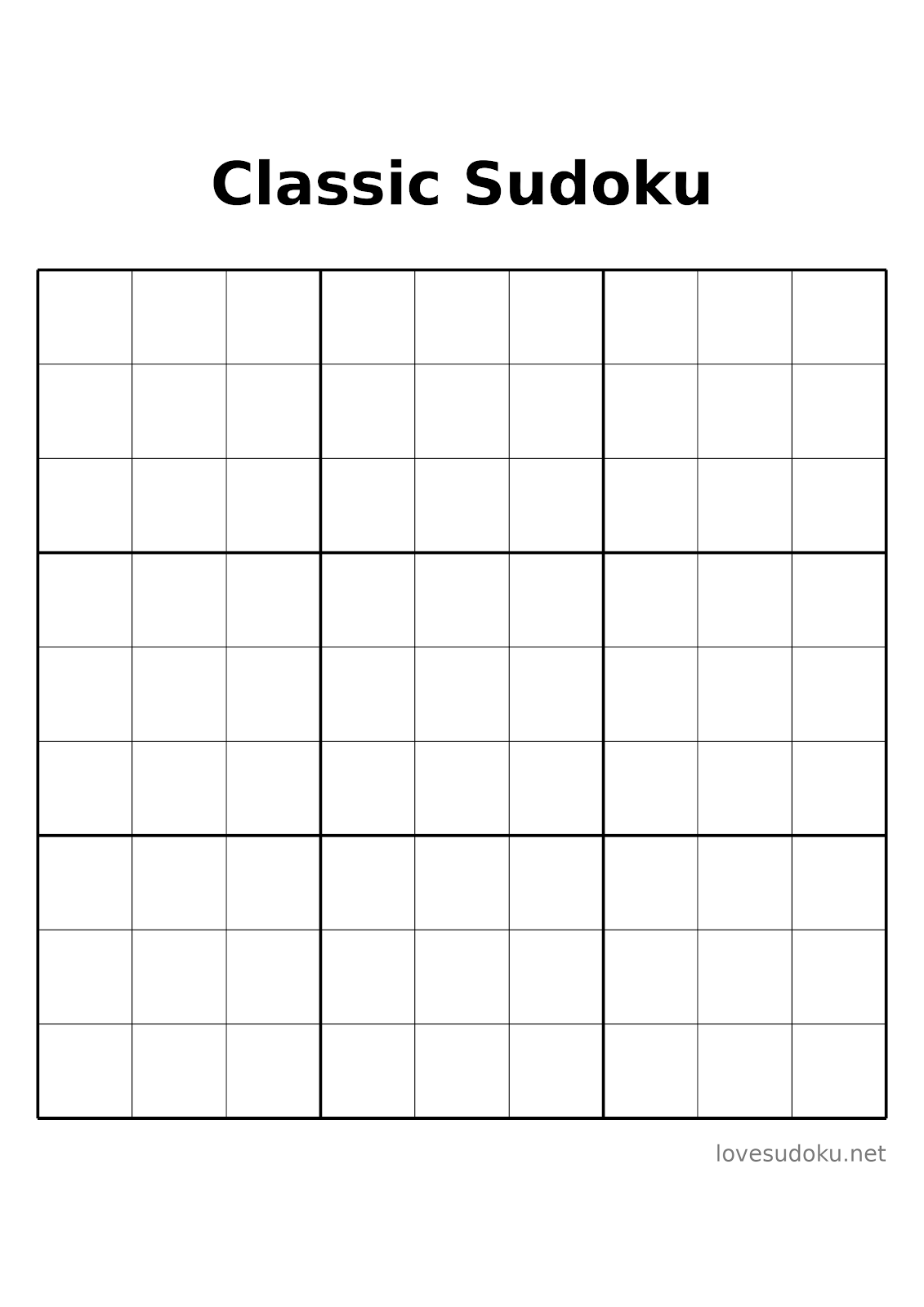 sudoku games printable